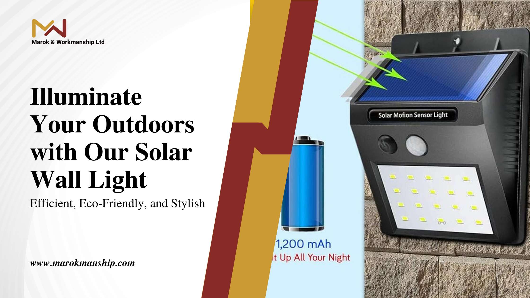 Solar Wall Night Light